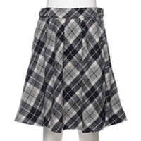 【50%OFF】カルゼチェックタックスカート
