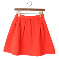 【新品】 Aラインフレアスカート 38 バーバリーブルーレーベル 49282 BURBERRY BLUE LABEL オレンジ系 レディース