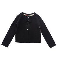 【新品】 カーディガン 2Y バーバリー 49318 BURBERRY ブラック系 ガールズ