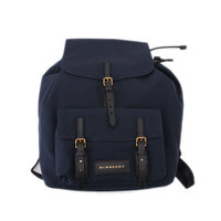 【新品】 キャンバスリュック BURBERRY バーバリー 30×39(高さ)×15cm(マチ) y-000573 ネイビー系 メンズ