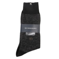 【新品】 ソックス 25〜26 バーバリーロンドン 52150 BURBERRY LONDON ダークグレー系 メンズ