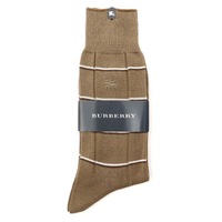 【新品】 ソックス 靴下 25〜26cm バーバリー 61157 BURBERRY グリーン系 メンズ