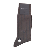 【新品】 ソックス 靴下 ストライプ 25〜26cm バーバリー 45814 BURBERRY ブラウン系 メンズ