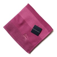 【新品】 タオルハンカチ  バーバリーロンドン 68854 BURBERRY LONDON パープル レディース
