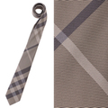 【新品】 ネクタイ（チェック）  バーバリーロンドン y-000690 BURBERRY LONDON グレー系 メンズ