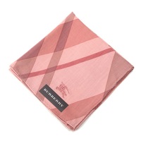【新品】 ハンカチ  バーバリー 60037 BURBERRY ピンク系 レディース