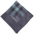 【新品】 ハンカチ  バーバリー 60262 BURBERRY ネイビー系 レディース