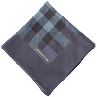 【新品】 ハンカチ  バーバリー 60262 BURBERRY ネイビー系 レディース