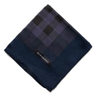 【新品】 ハンカチ  バーバリーロンドン 64224 BURBERRY LONDON ネイビー レディース