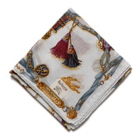 【新品】 ハンカチ  バーバリーロンドン 64365 BURBERRY LONDON ホワイト レディース