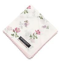 【新品】 ハンカチ 花柄  バーバリーロンドン 65726 BURBERRY LONDON ピンク レディース