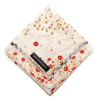 【新品】 ハンカチ 花柄  バーバリーロンドン 65770 BURBERRY LONDON ベージュ レディース