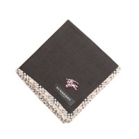 【新品】 ハンカチ 無地  バーバリー 71615 BURBERRY ブラック メンズ