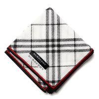 【新品】 ハンカチ　チェック  バーバリーロンドン 66068 BURBERRY LONDON ホワイト レディース