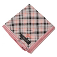 【新品】 ハンカチ　チェック  バーバリーロンドン 68952 BURBERRY LONDON ピンク レディース