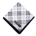 【新品】 ハンカチ　チェック  バーバリーロンドン 69047 BURBERRY LONDON ブルー レディース