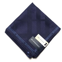 【新品】 ハンカチ　チェック  バーバリーロンドン 69069 BURBERRY LONDON ネイビー レディース