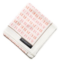 【新品】 ハンカチ　ロゴ  バーバリーロンドン 68964 BURBERRY LONDON ピンク レディース