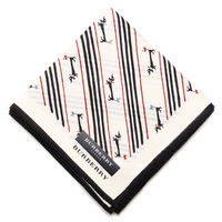 【新品】 ハンカチ　犬  バーバリーロンドン 69086 BURBERRY LONDON ベージュ レディース