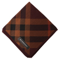 【新品】 ハンカチ（チェック）  バーバリー 51322 BURBERRY ブラウン系 メンズ