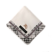 【新品】 ハンカチ（チェック）  バーバリーロンドン 51451 BURBERRY LONDON ホワイト系×グレー系 メンズ