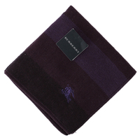 【新品】 ハンドタオル  バーバリーロンドン 51206 BURBERRY LONDON パープル系 メンズ