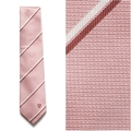 【新品】 ブラックレーベル クレストブリッジ シルクストライプネクタイ  66955 BLACK LABEL CRESTBRIDGE ピンク メンズ
