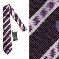 【新品】 ブラックレーベル・クレストブリッジ ネクタイ　ストライプ  66102 BLACK LABEL CRESTBRIDGE パープル メンズ