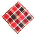 【新品】 ブルーレーベル クレストブリッジ クレストブリッジチェック　薄手　ハンカチ  76433 BLUE LABEL CRESTBRIDGE レッド レディース