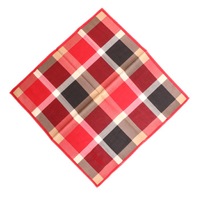 【新品】 ブルーレーベル クレストブリッジ クレストブリッジチェック　薄手　ハンカチ  76433 BLUE LABEL CRESTBRIDGE レッド レディース