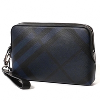 【新品】 ポーチ  バーバリーロンドン y-001036 BURBERRY LONDON ネイビー系 メンズ