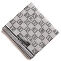 【新品】 英字　ハンカチ  バーバリー 72721 BURBERRY グレー レディース