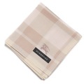 【新品】 薄手 ハンカチ チェック  バーバリー 72036 BURBERRY ベージュ レディース