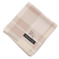 【新品】 薄手 ハンカチ チェック  バーバリー 72036 BURBERRY ベージュ レディース