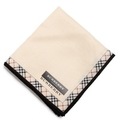 【新品】 薄手 ハンカチ 無地  バーバリー 71779 BURBERRY ベージュ レディース