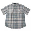 【新品】 半袖チェックシャツ 140A バーバリーロンドン 54932 BURBERRY LONDON グレー系×ブルー系 ボーイズ