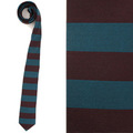 【新品】バーバリーロンドン 40258 ストライプネクタイ ネイビー×ブラウン系 メンズ 相性の良いクラシカルな配色のマローネ・エ・アズーロ