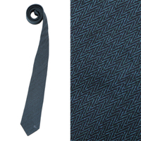 【新品】バーバリーロンドン y-000365 柄物ネクタイ ネイビー系  メンズ 胸元のワンポイントにもなるシャークスキン