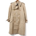 ウエストベルト付トレンチコート  バーバリーズ 70244 Burberrys カーキ メンズ