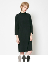 カシミヤタッチハイネックワンピース【メール便可／100】