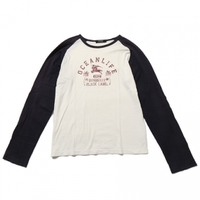 カットソー 2 バーバリーブラックレーベル 54139 BURBERRY BLACK LABEL ネイビー系×ホワイト系 メンズ