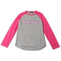 カットソー 2 バーバリーブラックレーベル 54887 BURBERRY BLACK LABEL グレー系×ピンク系 メンズ