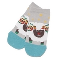 【50%OFF】コロボックルコラボアニマルデザインクルーソックス