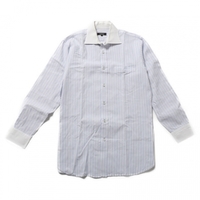 シャツ（ストライプ） 41 バーバリーブラックレーベル 54076 BURBERRY BLACK LABEL ブルー系 メンズ
