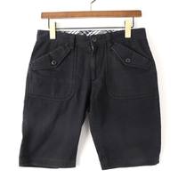 ショートパンツ S バーバリーブルーレーベル 58907 BURBERRY BLUE LABEL ネイビー系 メンズ