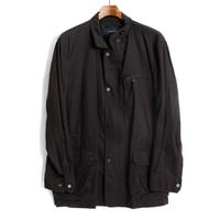 ジップアップコットンジャケット L バーバリーロンドン 67932 BURBERRY LONDON ブラック メンズ