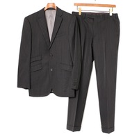 ストライプスーツセットアップ  36R バーバリーブラックレーベル 70128 BURBERRY BLACK LABEL ブラック メンズ