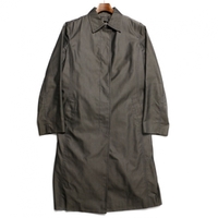 チェックライナー付ロングコート 40 バーバリーロンドン 68374 BURBERRY LONDON グレー レディース