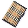 チェック柄手帳ケース 21695 バーバリーズ ベージュ　 ビジネスシーンに◎