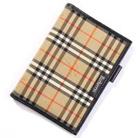チェック柄手帳ケース 21695 バーバリーズ ベージュ　 ビジネスシーンに◎